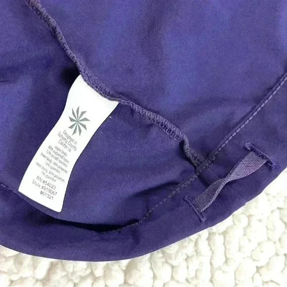 Athleta Purple Retreat Yoga Compression Fit & Flare Athletic Tank Top Size M - Picture 9 of 13
